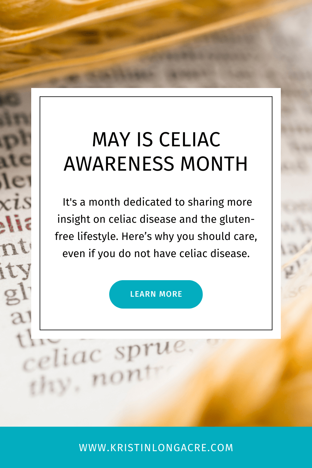 Pin 01 - Celiac Awareness Month